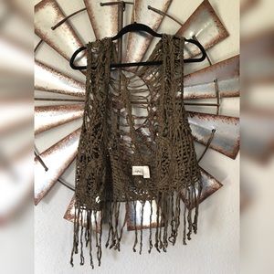 Crocheted vest